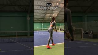 Bojana Jovanovics serve in 2021 🆚️ in 2024 Rate her serve and what are the differences [upl. by Tsirc]