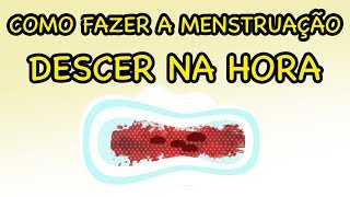 COMO FAZER A SUA MENSTRUAÇÃO DESCER  3 RECEITAS SERA QUE FUNCIONA [upl. by Sulihpoeht]