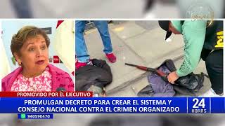 Crearán el Sistema contra el Crimen Organizado y el Consejo Nacional contra el Crimen Organizado [upl. by Leonard]