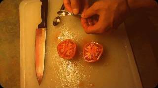 How To Remove Seeds from Tomatoes [upl. by Isborne]