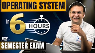 Complete Operating System in one shot  Semester Exam  Hindi [upl. by Didi15]