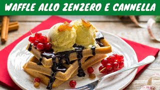 Waffle allo zenzero e cannella [upl. by Matthaus]