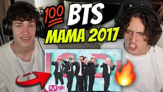 BTS MAMA 2017 PERFORMANCE  Cypher Pt4  Mic Drop  REACTION 🔥 [upl. by Ahsimot]