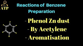 Reactions of Benzene Preparation  IIT JEE  Vineet Khatri  ATP STAR [upl. by Edas]