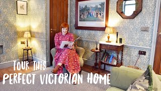 Tour this VICTORIAN YORKSHIRE HOME with William Morris wallpaper amp rich colours [upl. by Myrle579]