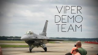 F16 Viper Demo Team Thunder Over the Midlands 2016 Shaw AFB [upl. by Bagger965]