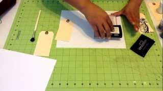 How to Emboss with embossing powder for Scrapbooking or Card Making [upl. by Ojadnama670]