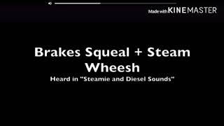 Steam Engine Brakes Sound Effect 4 [upl. by Conlen]