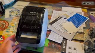 Brother QL 800 Label Printer review we love it [upl. by Feune]