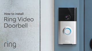 How To Replace a Wired Doorbell with Ring Video Doorbell DiY Install  Ring [upl. by Nosoj]