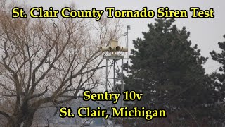 St Clair MI Sentry 10v Siren Test 3222023 [upl. by Uhn]