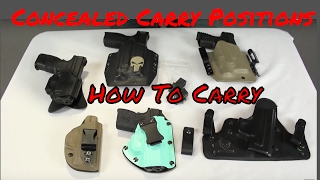 Concealed Carry Positions How To Carry And Why  Geauga Firearms Academy [upl. by Ylaek]