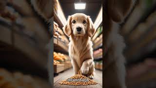 GOLDEN GETS CAUGHT STEALING❤️😊 cat cute doglover dogs [upl. by Doty]