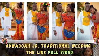 FULL VIDEO OF AKWABOAH JR TRADITIONAL MARRIAGE [upl. by Naivad]