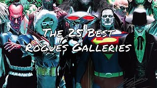 The 25 Best SuperHero Rogues Galleries Ranked [upl. by Oinotna656]