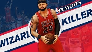 NBA 2K14 PS4 MyCAREER Playoffs R1G3  The Wizard Killer [upl. by Cherise845]