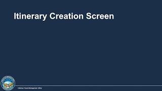 Creating an Itinerary in DTS [upl. by Sucul]