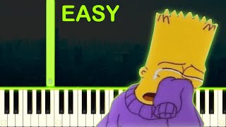 EASY Sad Song To Play On Piano [upl. by Anahsak]