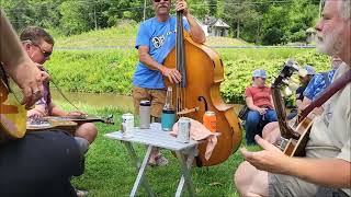 Galax 87TH Annual Fiddlers Convention 2023 Campsite Jam Session Rockwood Deer Chase [upl. by Namyl]