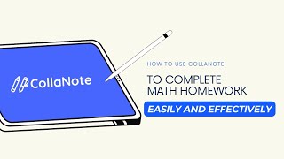 Use CollaNote to Master Math with Ease [upl. by Anicart]