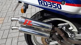 Sound Yamaha RDLC 350 YPVS with Jim Lomas GP JL Lomas [upl. by Ahsaenat829]