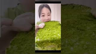 ASMR Green Ice Mukbang Compilation🤗so Crispy Crunchy and Yummy Ice Mukbang🤤😋🥶 [upl. by Nilyaj64]