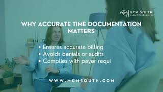 Time requirements for CPT codes in behavioral health by MCMSouth [upl. by Neira]