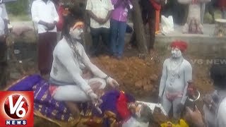 Aghori Performs Tantrik Pooja By Sitting On His Mother Body  Tamil Nadu  V6 News [upl. by Thynne]