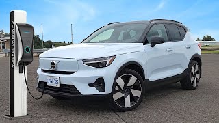 2024 Volvo XC40 Recharge  Battery Range Review  Charging Costs [upl. by Nenad]