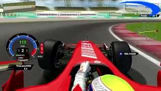 rFactor F1 2007  FMassa in Sepang [upl. by Arhsub]