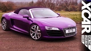 Audi R8 V10 Spyder Shmee150s Custom Wrap amp Exhaust  XCAR [upl. by Winthrop]