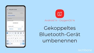 Gekoppeltes BluetoothGerät umbenennen  OnePlus Android 14  OxygenOS 14 [upl. by Harwill564]