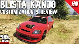 Dinka Blista Kanjo Customization amp Review  GTA Online [upl. by Quirk674]