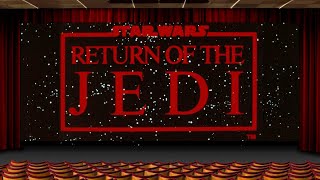 Cinema at home Return of the Jedi recreating Odeon cinema 1983 intro reel [upl. by Aja]