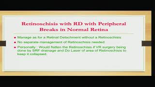 AIOC2018  IC468  Topic  RD with Retinoschisis  DrDinesh Talwar [upl. by Patric365]