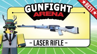 Roblox Gunfight Arena Best Gun  Laser Rifle Prestige 3 [upl. by Thordis]