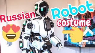 The most realistic robot costume Robot Alyosha [upl. by Ocir]