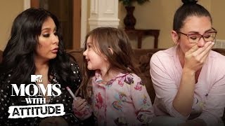 Snooki amp JWoww Plan An ‘Epic’ Sleepover 💤  Moms with Attitude  MTV [upl. by Negam532]