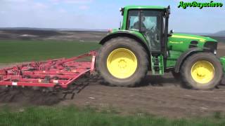 John Deere 6930 Premium  Cultivator 720m [upl. by Enaenaj]