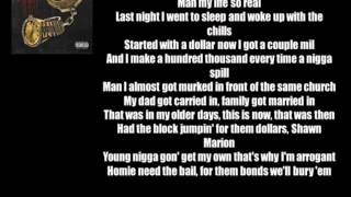 meek milltraumatized lyrics [upl. by Nnairda]