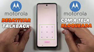 Como Desativar Talkback Motorola Com a Tela Bloqueada 2024 [upl. by Croom]