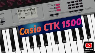 Funções do teclado Casio CTK 1500 [upl. by Frolick838]