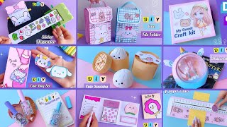 easy paper craft idea  handmade paper craft  school hacks  how to make paper craft [upl. by Atterol]