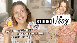 Pondering the Future amp Printing Stickers ☼ STUDIO VLOG 22 [upl. by Stutman]