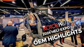 Rotor Pro Hits the Show Floor on Day 1 of HeliExpo 2024 highlighting OEM Helicopters  Anaheim CA [upl. by Alexine]