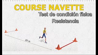 TEST DE COURSE NAVETTE explicación [upl. by Vallie]