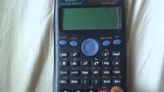 How to turn of casio calculatorausschalten Casi [upl. by Nimar]