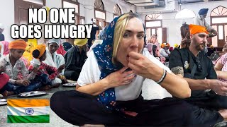 I Ate with 100000 People at Golden Temple in India Worlds Largest FREE Kitchen [upl. by Redle]