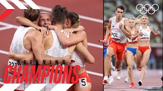 Polands Epic Victory in the Tokyo 2020 4X400 Mixed Relay🥇 [upl. by Ramah]