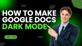 How to make Google Docs dark mode  Google Docs dark mode [upl. by Thynne98]